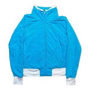 Lululemon Athletic Zip Up Jacket Blue Size 8